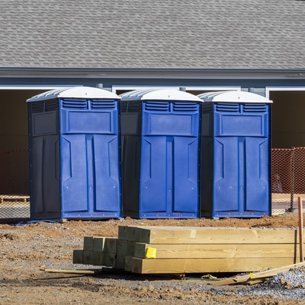 what is the cost difference between standard and deluxe portable toilet rentals in Fayette Pennsylvania